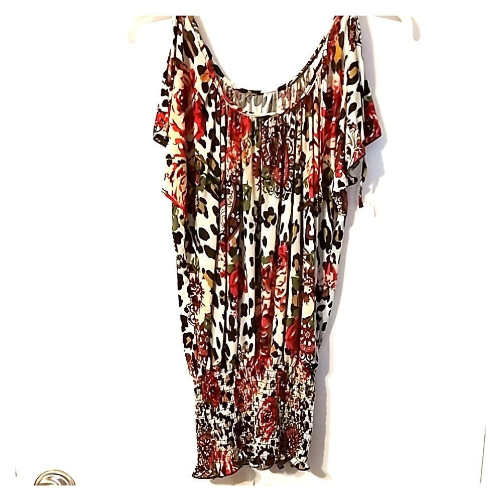 Blouse with elastic waist